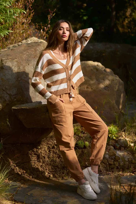 Mara Cotton Canvas Pant Classic Straight-Leg Pants