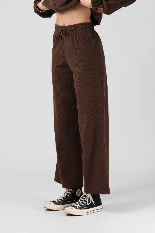 Bowie Pant - Chocolate Classic Pleated Pants