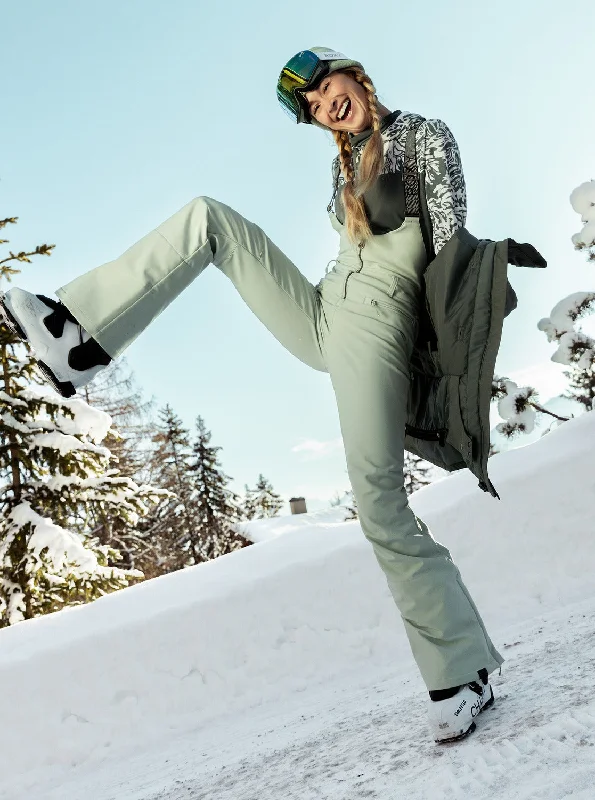 Summit Technical Snow Bib Pants - Cameo Green Comfy Athletic Pants