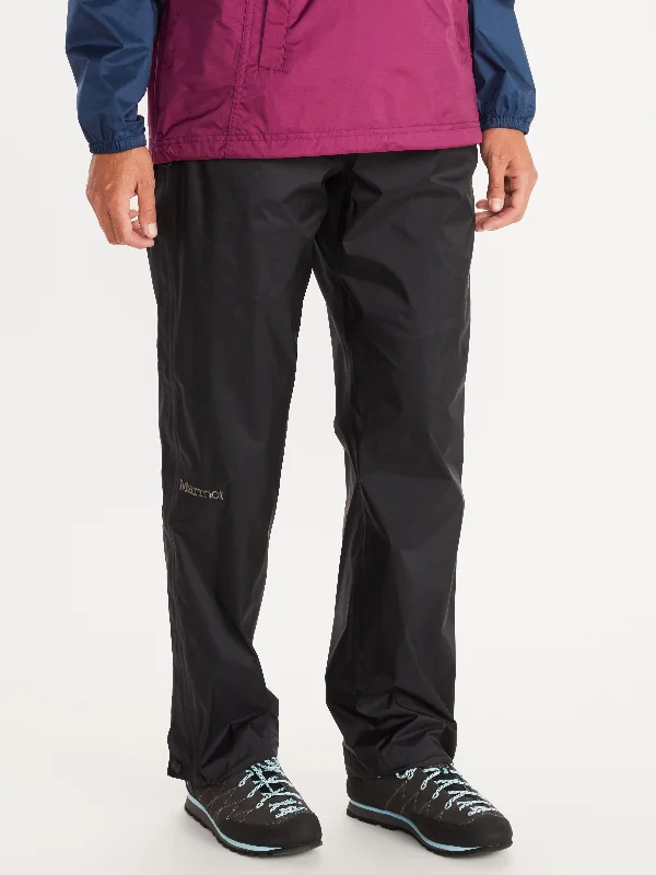 Wm's PreCip Eco Full Zip Pant Sleek Black Pants