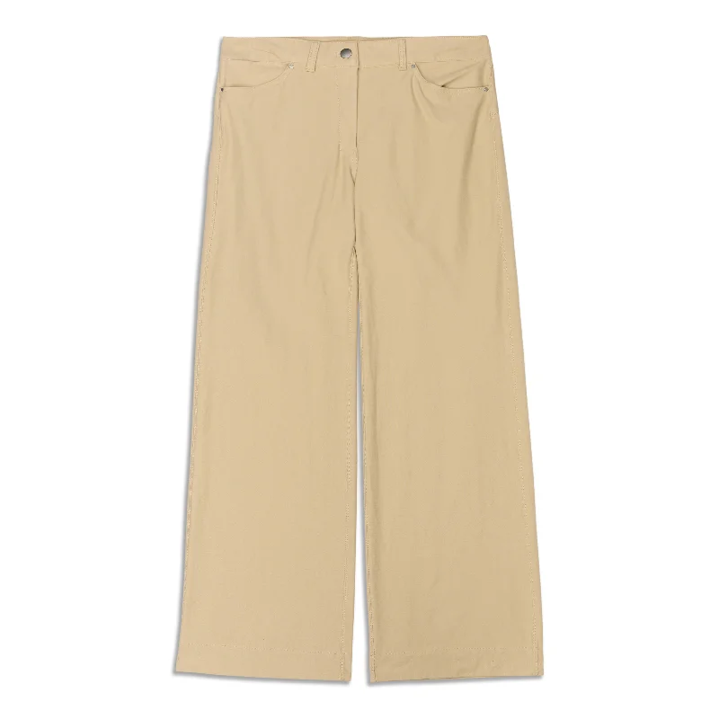 City Sleek 5 Pocket High-Rise Wide-Leg Pant - Resale Soft Wool Pants