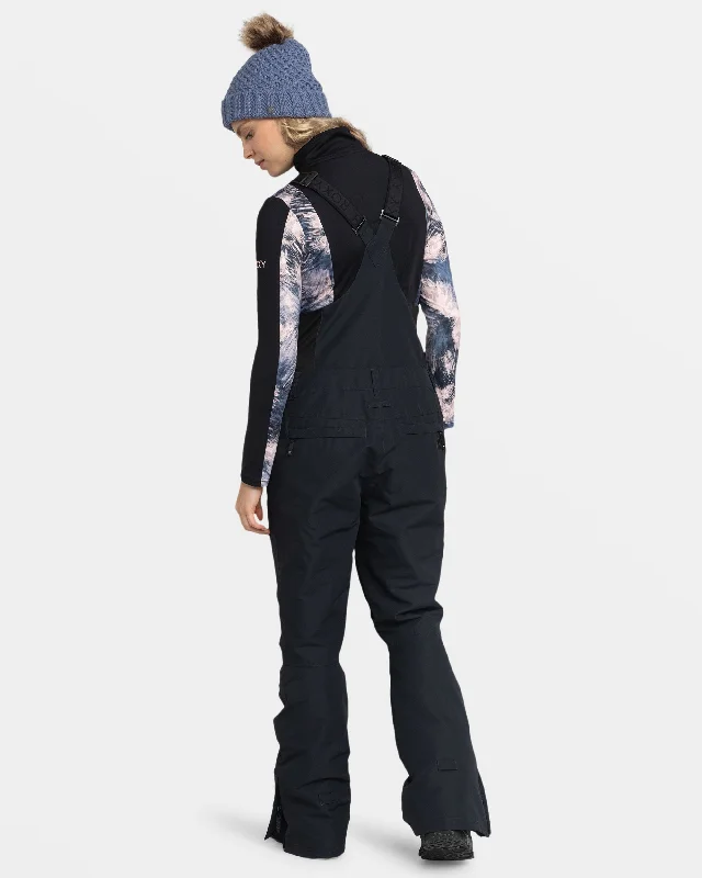 Rideout Bib Snow Pants - True Black Stylish Harem Pants