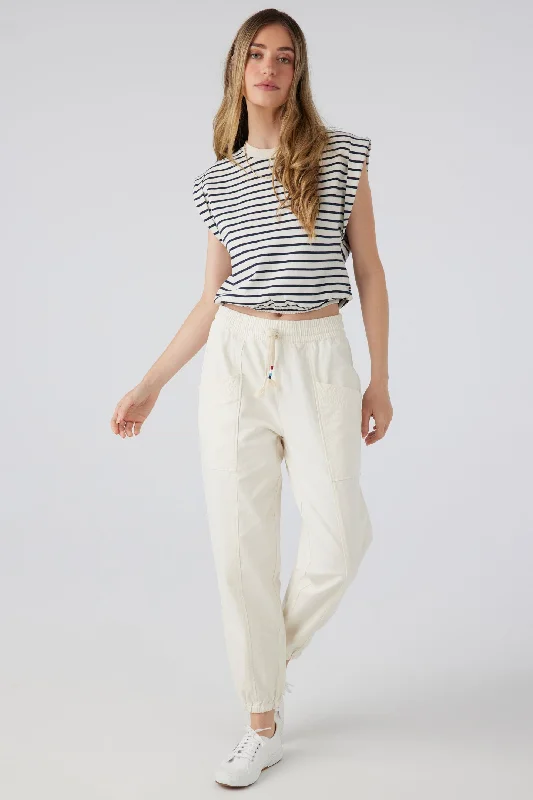 Mara Cotton Canvas Pant Soft Cotton Pants