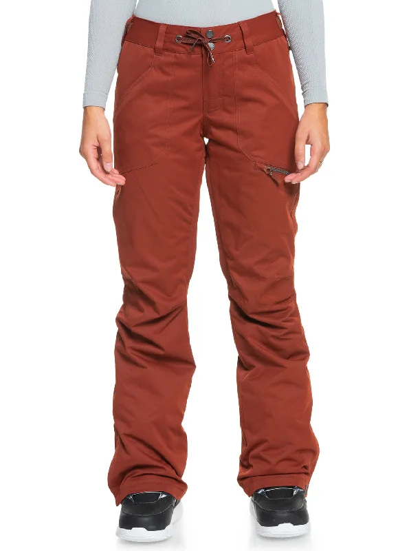 Nadia Technical Snow Pants - Smoked Paprika Soft Stretch Pants