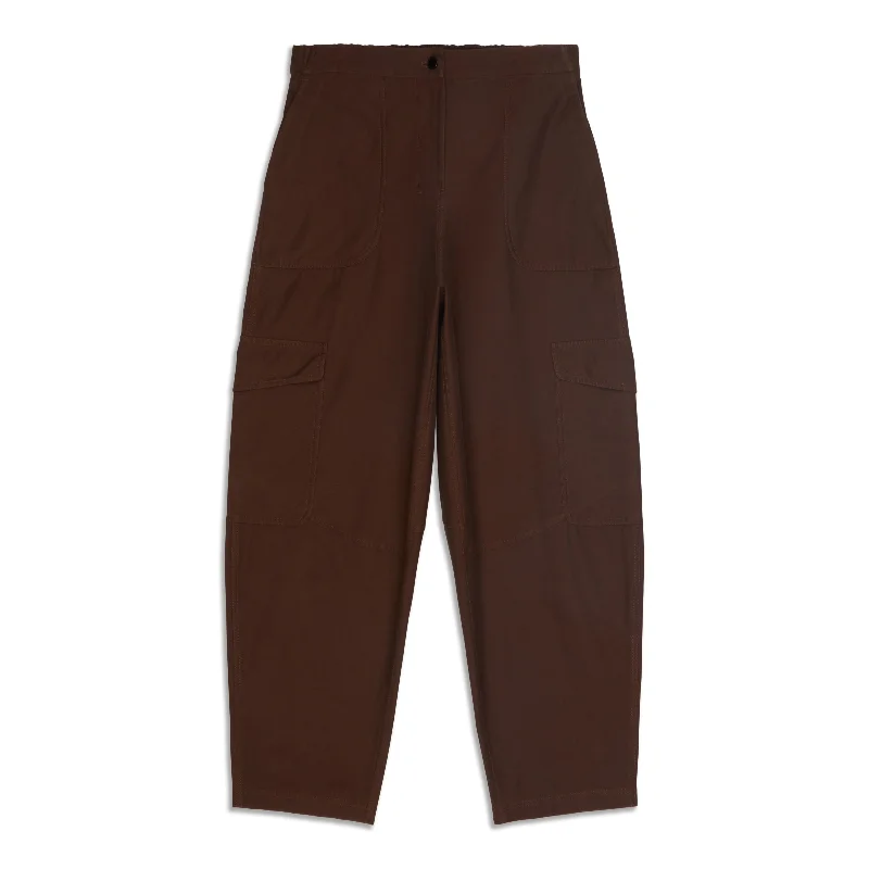 Light Cargo Pocket High-Rise Pant - Resale Cozy Knit Pants