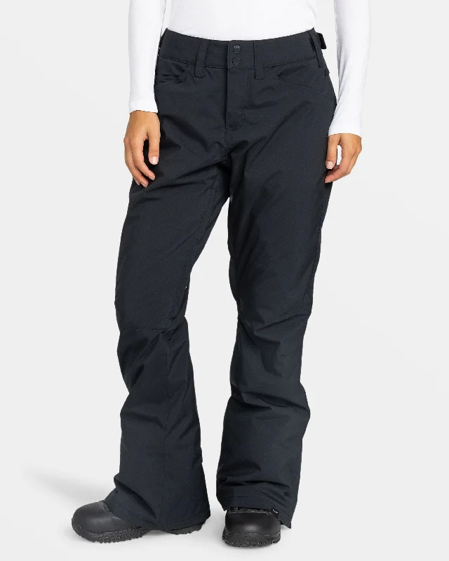 Backyard Snow Pants - True Black Chic Capri Pants