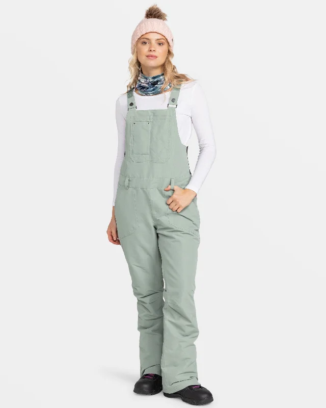 Rideout Bib Snow Pants - Lily Pad Classic Bootcut Trousers