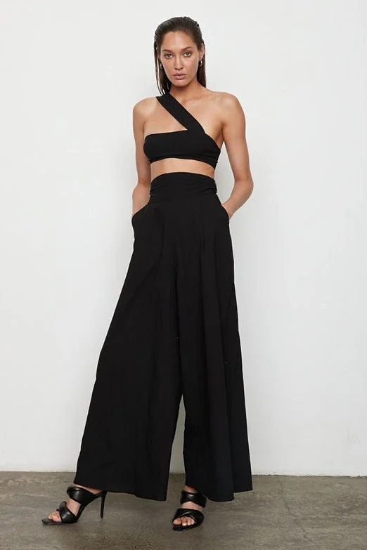 Atoir Womens The Barbados Pant - Black Modern Stretch Trousers