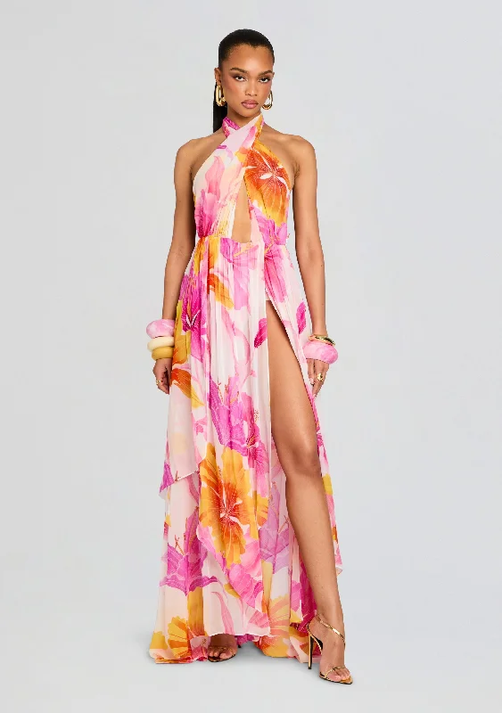 Ina Silk Chiffon Dress