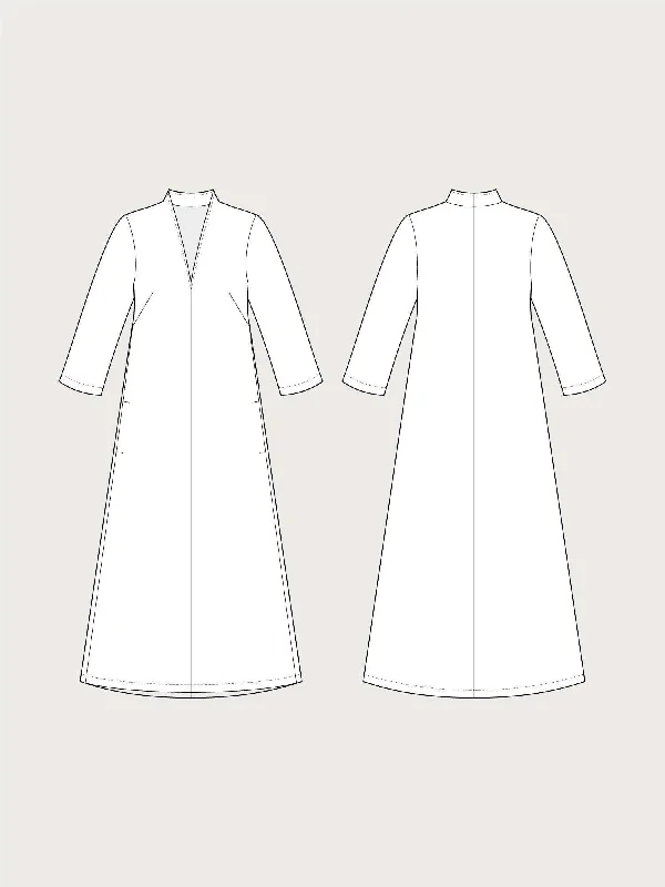 V-NECK DRESS PATTERN