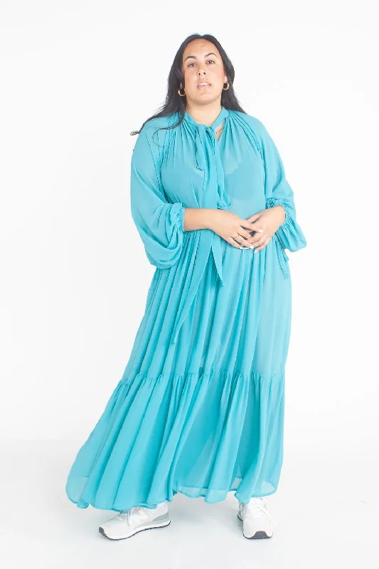 Nola Dress Aqua