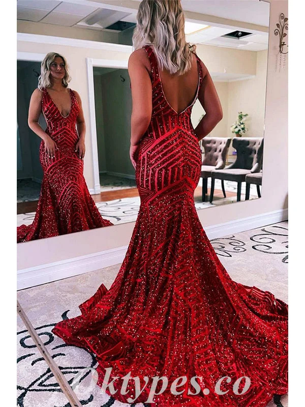 Sexy Shiny Sequin Spaghetti Straps V-Neck Sleeveless Mermaid Long Prom Dresses,PDS0584 Sexy Shiny Sequin Spaghetti Straps V-Neck Sleeveless Mermaid Long Prom Dresses,PDS0584