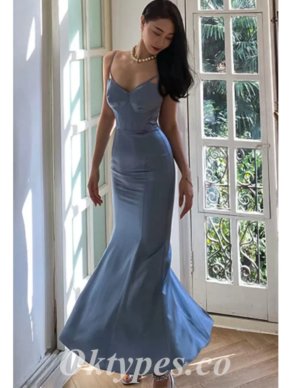 Sexy Satin Spaghetti Sptraps V-Neck Sleeveless Criss Cross Mermaid Long Prom Dresses,PDS0628 Sexy Satin Spaghetti Sptraps V-Neck Sleeveless Criss Cross Mermaid Long Prom Dresses,PDS0628