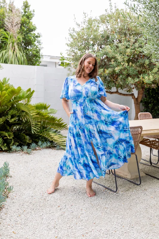 Bonnie Dress in Mystic Ink