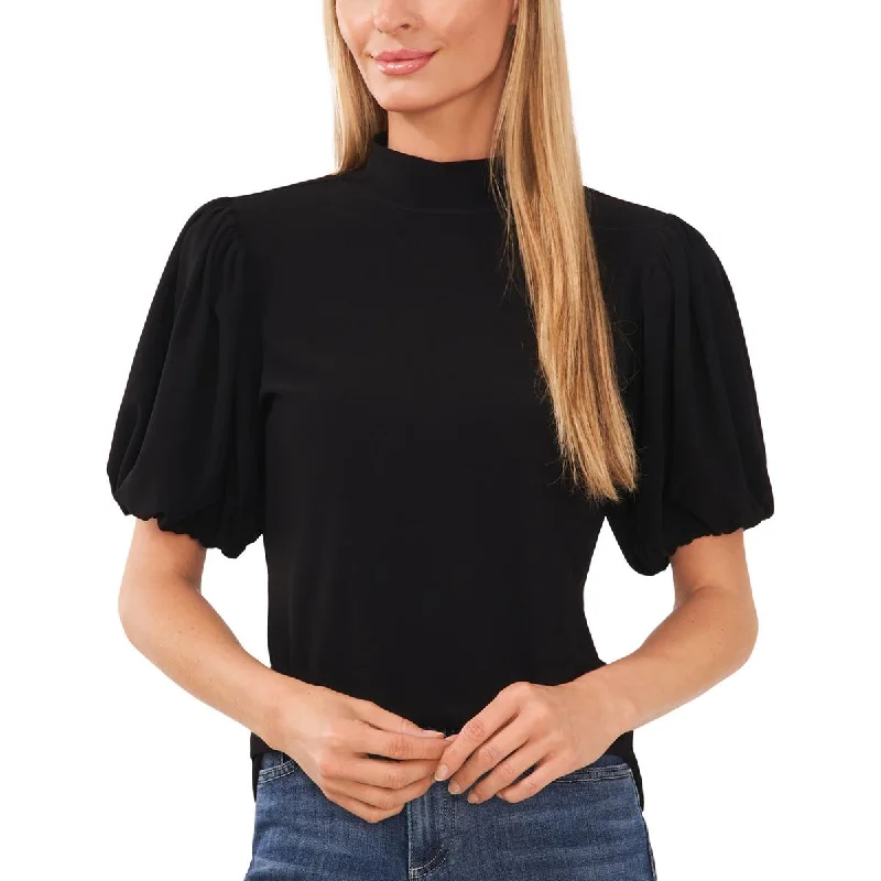 CeCe Womens Ruffled Puff Sleeve Blouse