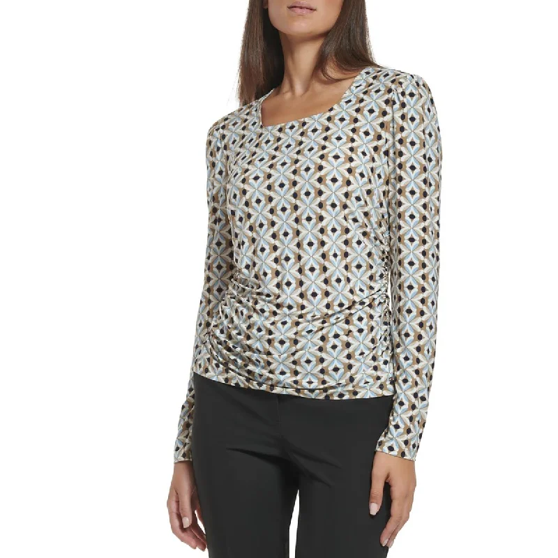 Tommy Hilfiger Womens Printed  Blouse