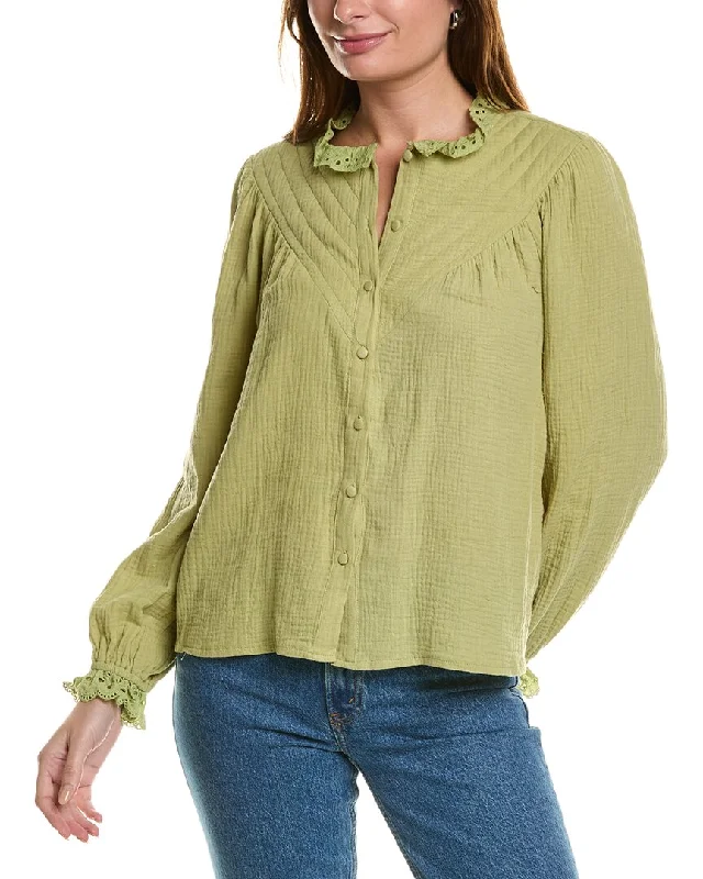 ANNA KAY Alpine Blouse Embroidered Floral Blouse