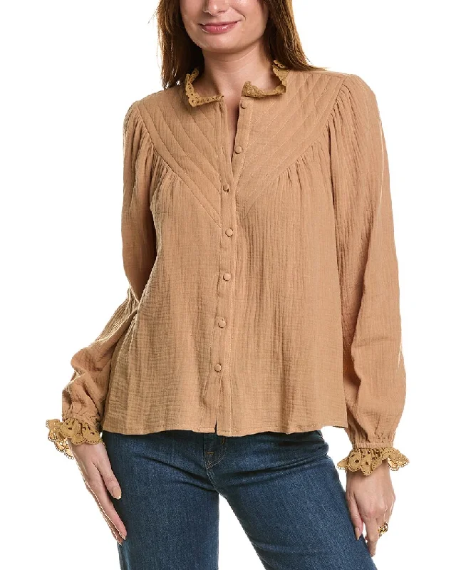 ANNA KAY Alpine Blouse Satin Long Blouse