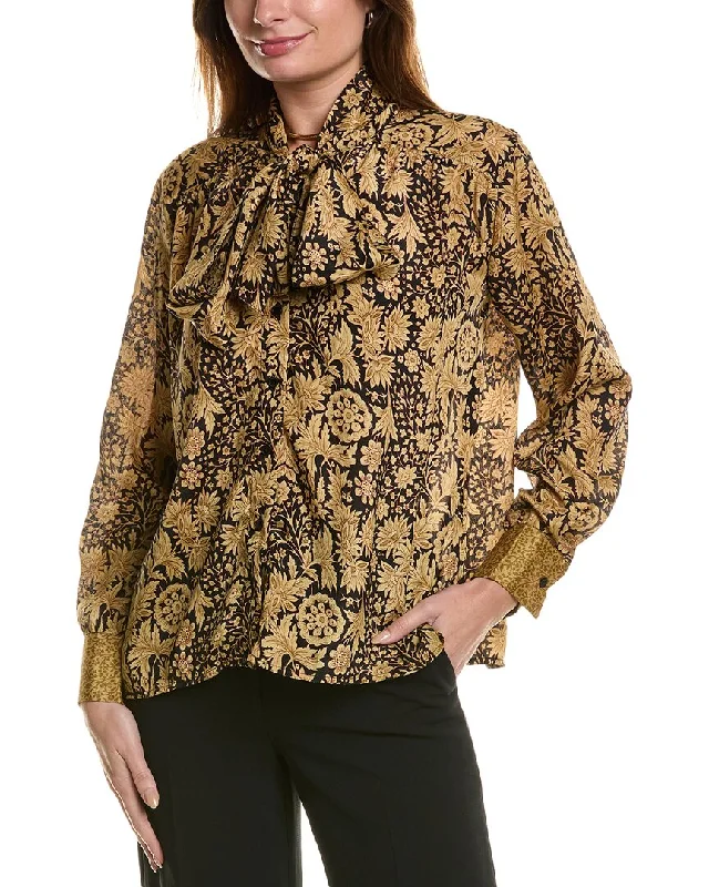 ANNA KAY Jungle Blouse Bell Sleeve Blouse