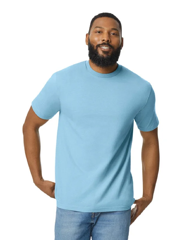 Gildan Unisex Softstyle Midweight T-Shirt | Light Blue