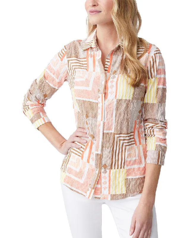 J.McLaughlin Lois Blouse Satin Bow Blouse