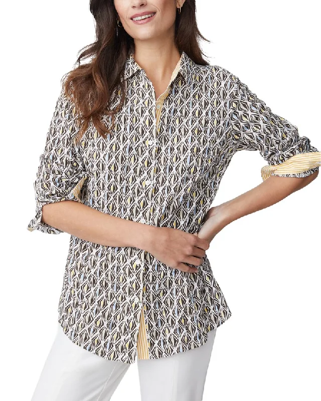 J.McLaughlin Lois Blouse Lightweight Tunic Blouse