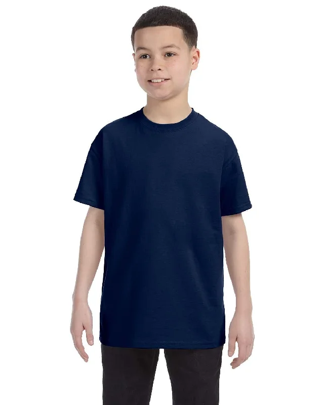 Jerzees Youth Heavyweight 50/50 T-Shirt | J Navy