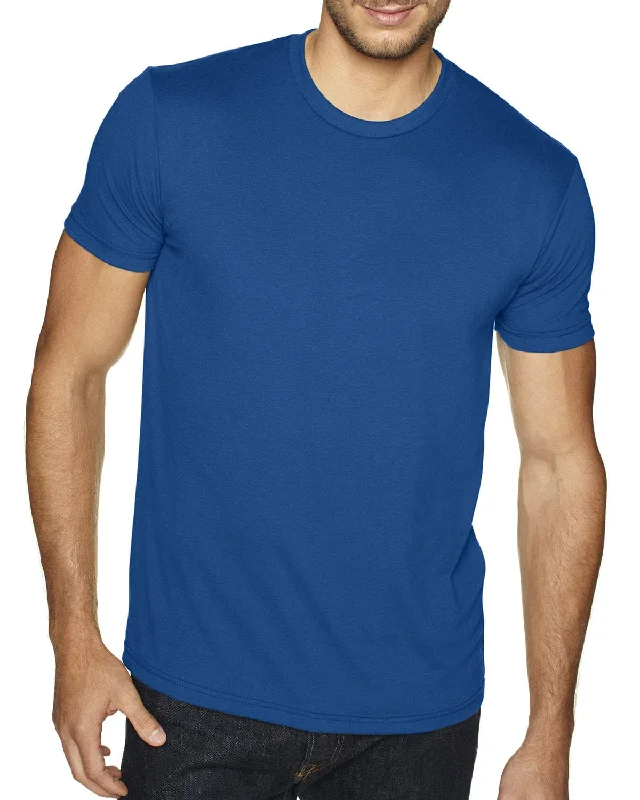 Next Level Mens Sueded T-Shirt | Cool Blue