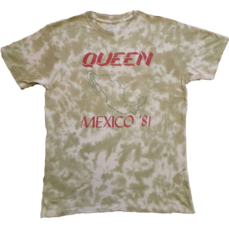 Queen | Official Band T-Shirt | Mexico '81 (Wash Collection)