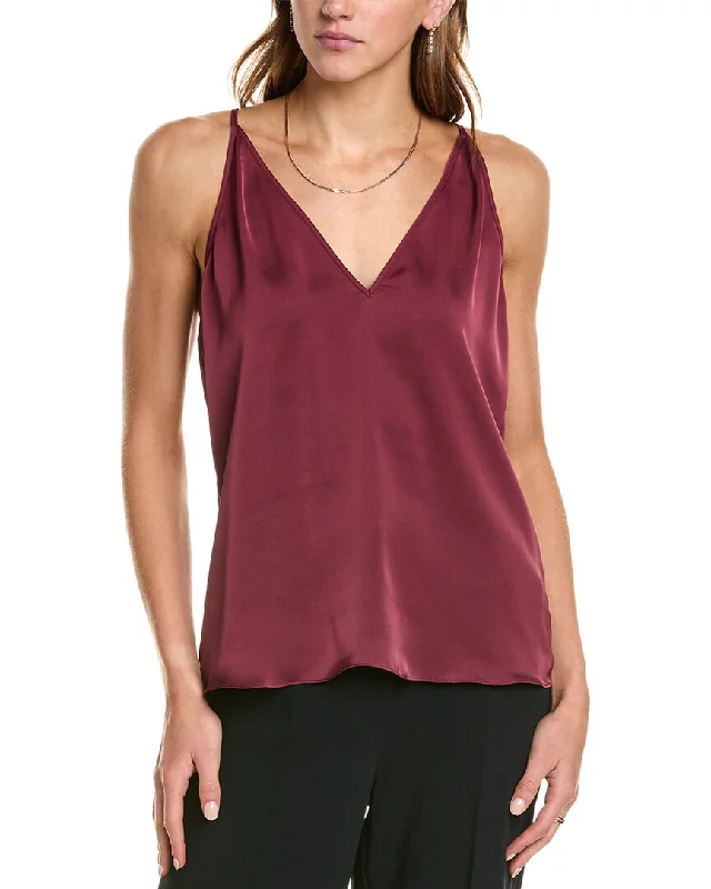 Ramy Brook Noelle Blouse Elegant Semi-Sheer Blouse