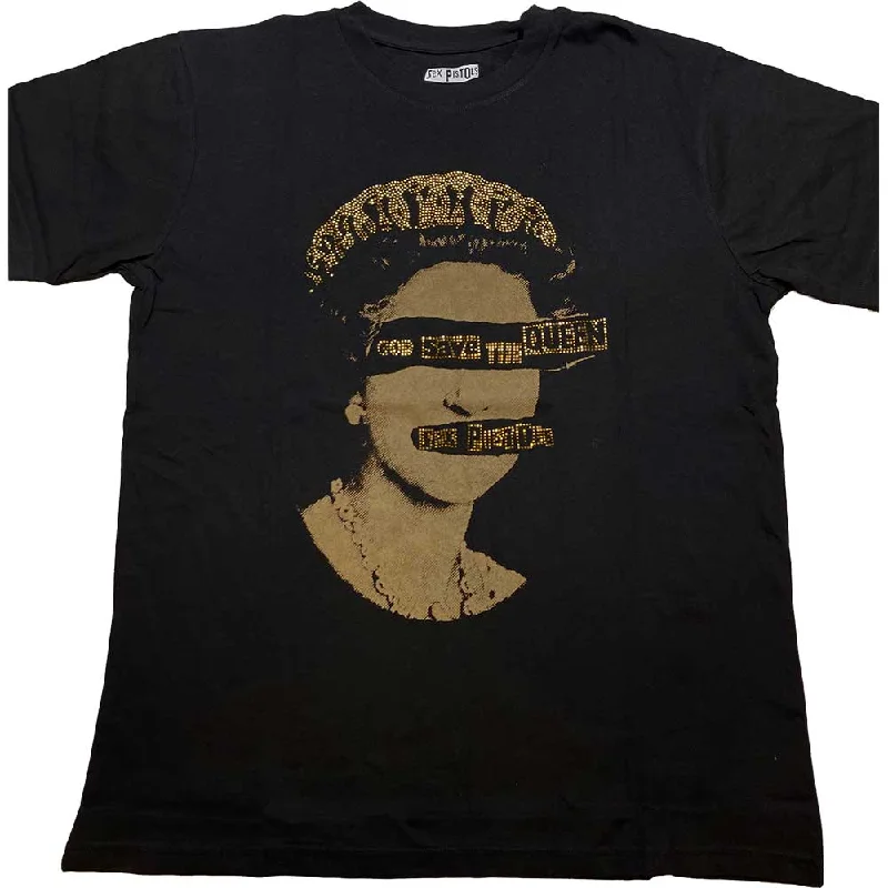 The Sex Pistols | Official Band T-Shirt | God Save The Queen (Diamante)