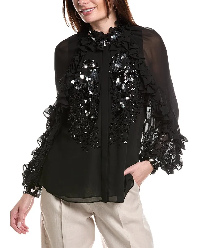 Ungaro Isabella Blouse Vintage Polka Blouse