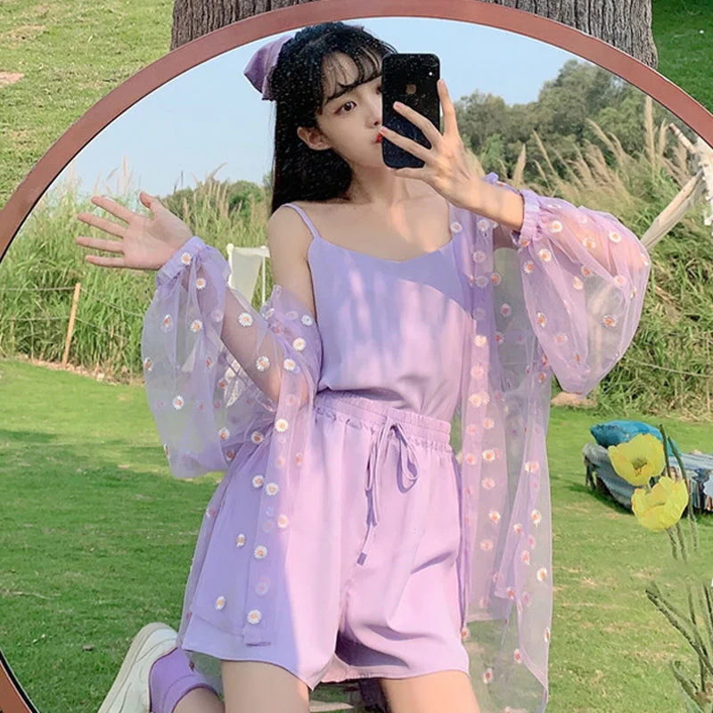 purple sets 3piece