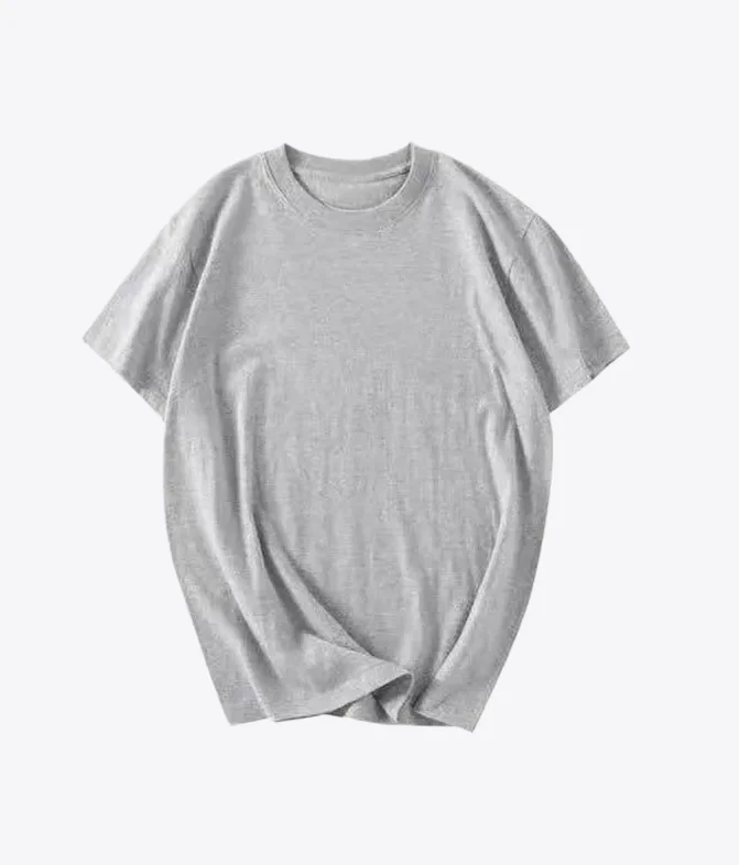 Natural Essentials Solid 2Pcs 100% Cotton Mens & Womens Tee Handmade Hand-knitted Hand-woven