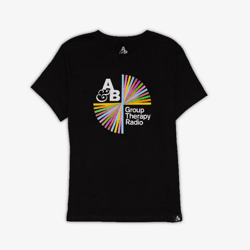 Group Therapy Radio Women's Tee Solid Color Striped Floral