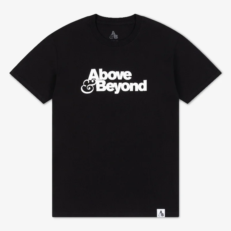 Above & Beyond Tee / Black Print Jacquard Patchwork