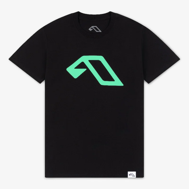 Anjuna Classic Tee / Black & Teal Chenille Brocade Lace