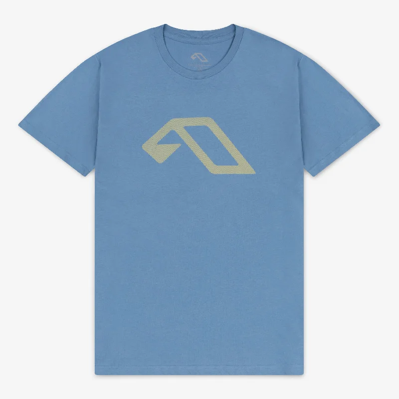 Anjunabeats Outdoors Tee / Blue Cashmere Blend Cotton Blend Poly Blend