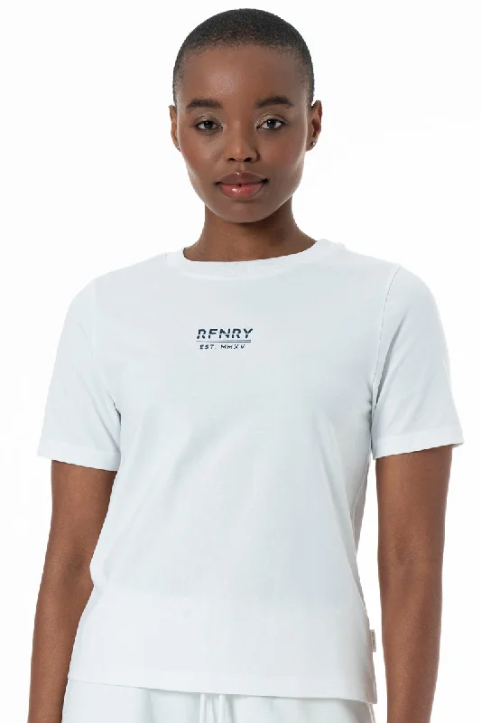 Branded T-Shirt _ 152264 _ Optic White Anti-Pilling Machine Wash Handmade