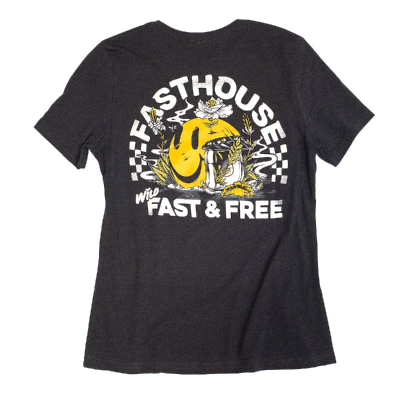Fasthouse "Wild One" Women's Tee Machine Wash Dry Clean Hand Wash