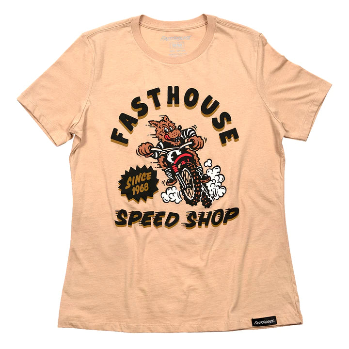 Fasthouse "Wolfpack" Tee- Women's and Youth Available Collared Crew Neck Turtle Neck