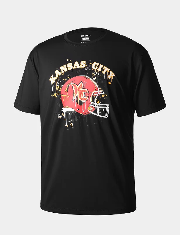 "Kansas City" Unisex Quick Dry T-Shirt Basic T-Shirt Crew Neck Short Sleeve