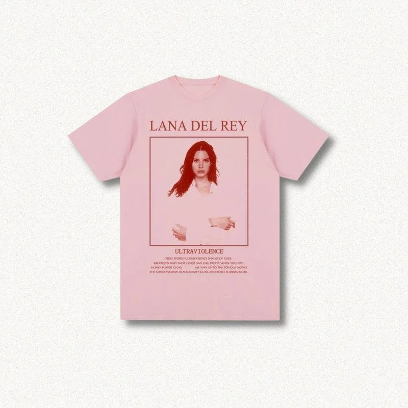 Lana Del Rey Tee Machine Wash Dry Clean Hand Wash