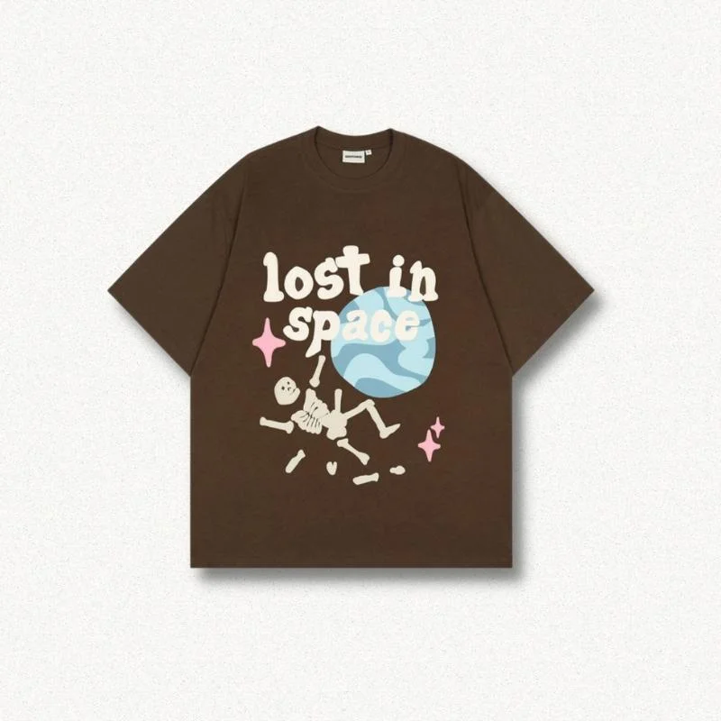 Lost In Space Tee Fleece Nylon Spandex