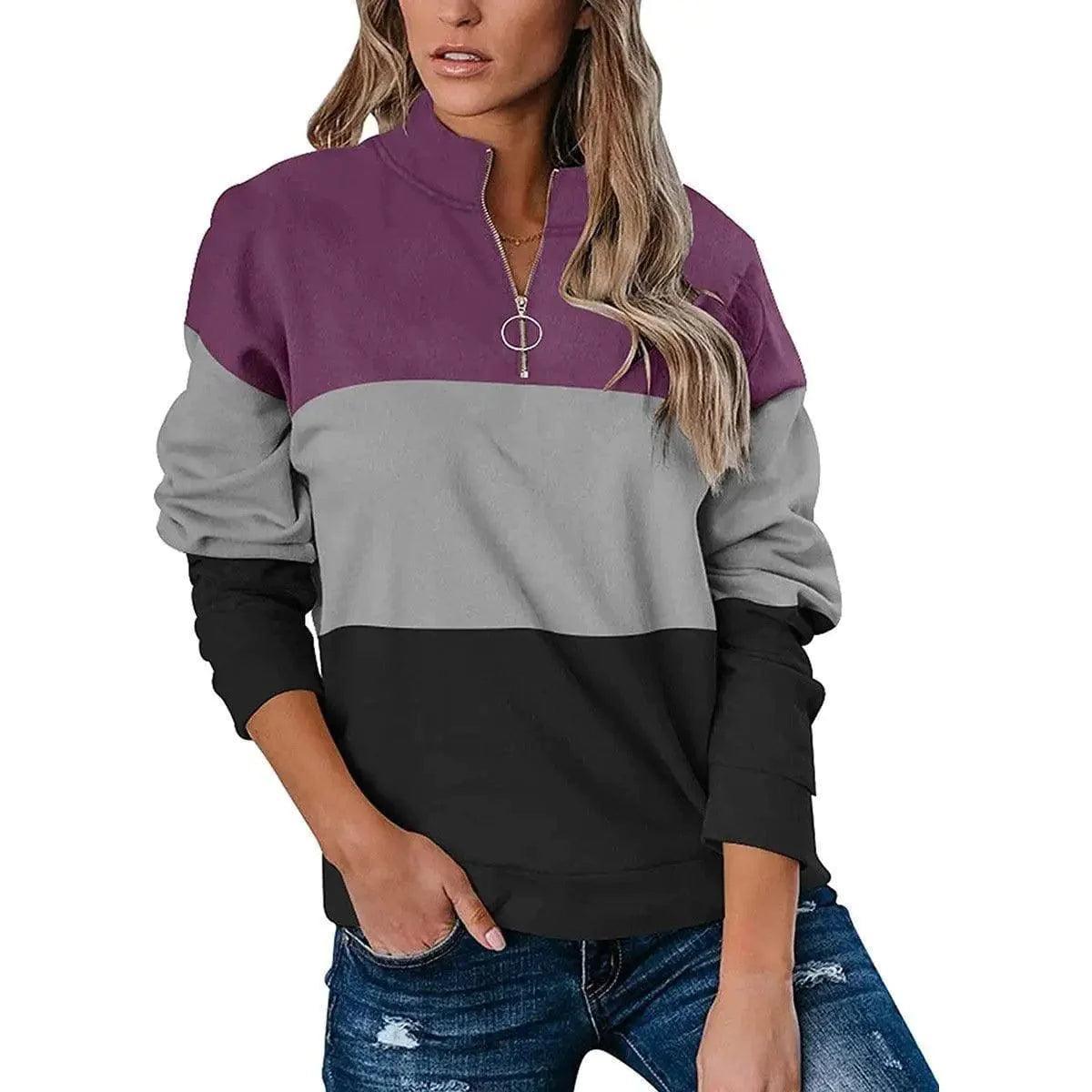 Purple gray black