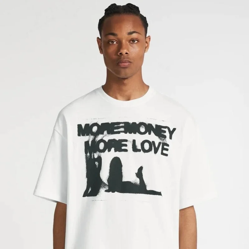 More Money More Love Tee Cashmere Blend Cotton Blend Poly Blend