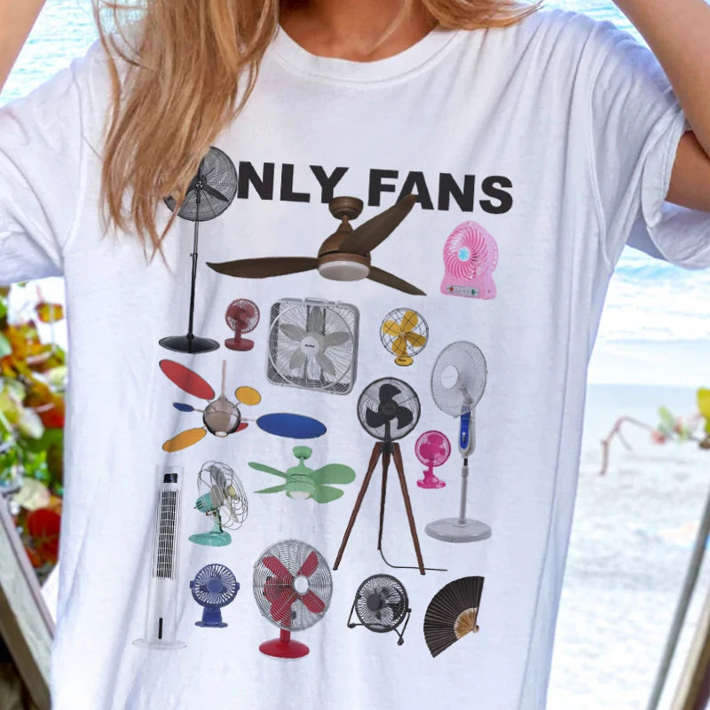 Only Fans Tee Polka Dot Checkered Tartan