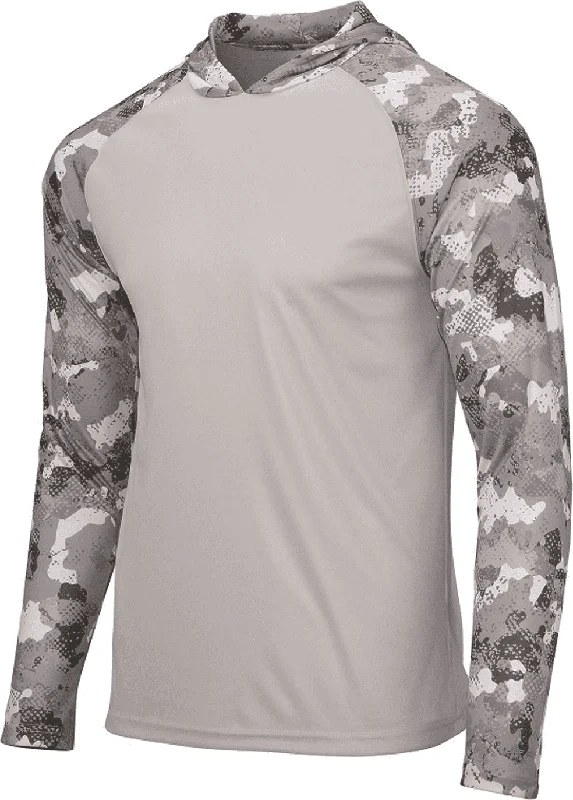 Paragon 240 Tortuga Extreme Performance Hooded T-Shirt - Aluminum Casual Formal Business