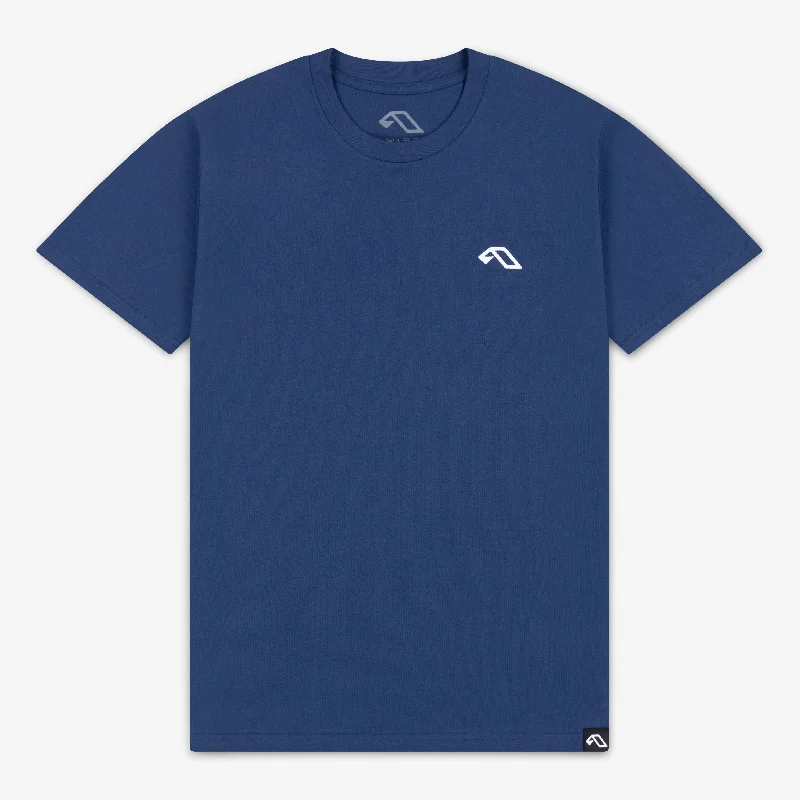 Anjuna Staple Tee / Cobalt Collared T-Shirt Boat Neck A-Line