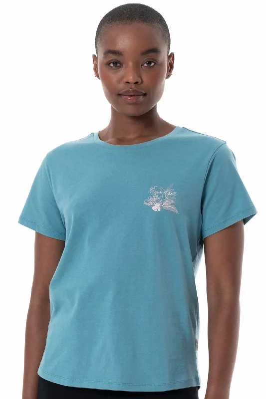 Statement T-Shirt _ 145648 _ Blue Nylon Fabric Polyester Fabric Spandex Fabric